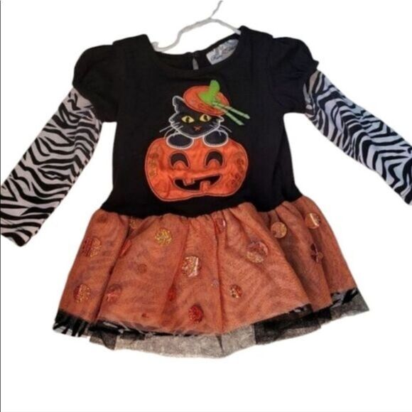 Halloween Girls Tulle Dress - Picture 3 of 4